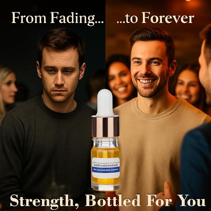 Pheromone Cologne for Men ANDROSTENONUM Strong Roll On Perfume Oil with 48-Hour Long-Lasting Formula - Mens Cologne Pheromone Perfumes for Daily Wear - The Original Perfumes for Men 0.17 Fl Oz
