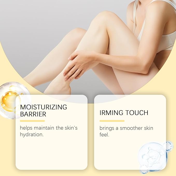 Champagne Lift Body Creme, Firming Complex and Pink Pepperslim Skin Moisturizer Tightens Hydrates Dry Skin Arms & Legs. (Sweet Almond Coconut)