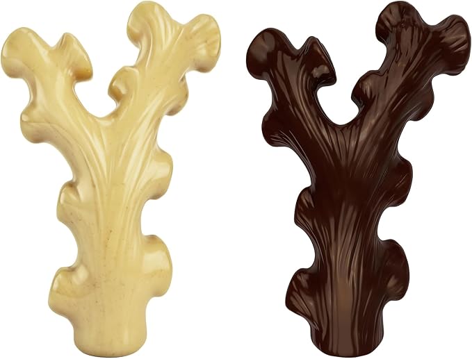 SIHRMIU 2 Pack Dog Chew Toys for Aggressive Chewers,Boredom and Stimulating Best Dog Toys for Medium/Large Breed,Tough Almost Indestructible Dog Bones for Teeth Cleaning and Training