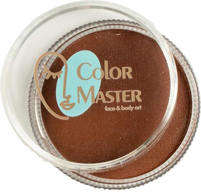 Face Paint Cake Brown (30g) Non-Toxic, Easy On/Off, Water-Based, Skin Safe