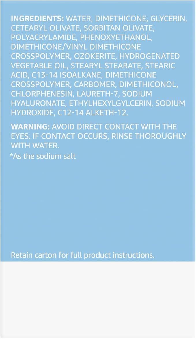 Amazon Basics Moisturizing Gel Eye Cream with Hyaluronic Acid, 0.5 Fluid Ounces, 1-Pack