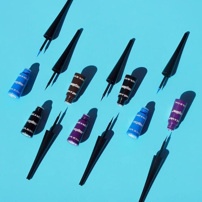 wet n wild MegaLiner Liquid Eyeliner - Dark Brown (Pack of 2)