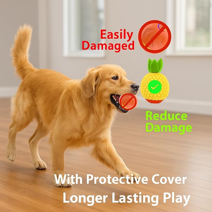 2026 T01 Interactive Dog Ball, Automatic Moving and Bouncing Dog Toy