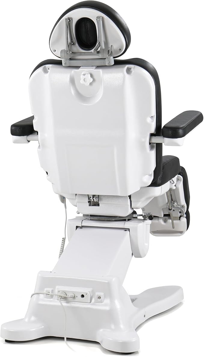 TATARTIST Electric Facial Bed for Esthetician Adjustable Electric Spa Chair Portable Massage Table Dental Podiatry Tattoo Salon Spa Treatment Table All Purpose Aesthetic Chair with 3 Motors (Black)