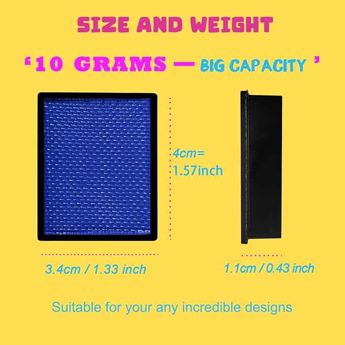 Bowitzki 10g Split Cake Face Paint Professional For Adults One Stroke Split Cake Non Toxic Rainbow Flora Dolphin Unicorn Flame Body Paint Makeup (Blue)