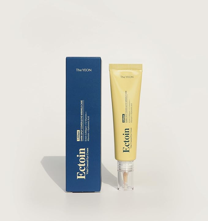 Korean skin care TheYEON Ectoin Vital Conceal Eye Cream for Dark Circle / 20ml 0.67 fl. oz/Concealer, Hydrates, Covers, Wrinkles and Puffiness, Anti Aging