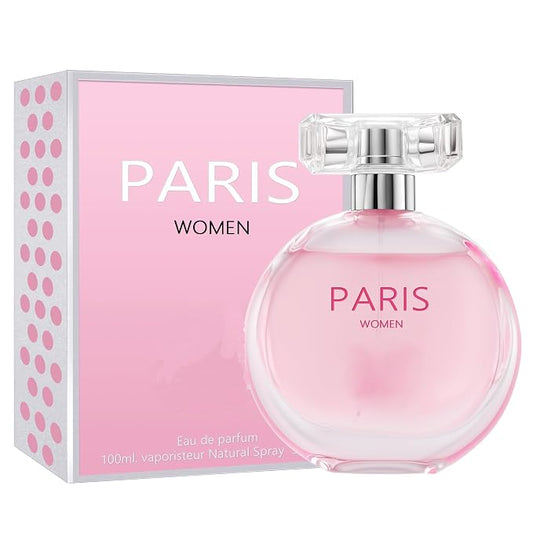 A CENTER PARIS WOMEN Eau de Parfum Spray for Women,Wonderful Gift,Gourmand Fragrance,Daytime and Casual Use,for all Skin Types,a Classic Bottle,3.4 Fluid Ounce