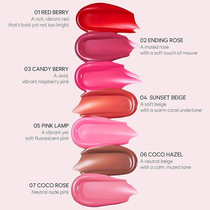 Pudding Glow Korean Lip Tint | Natural Lip Stain | Gloss to Stain | Long-Lasting & Non-Sticky | Lightweight Lip Tint 0.14 oz.
