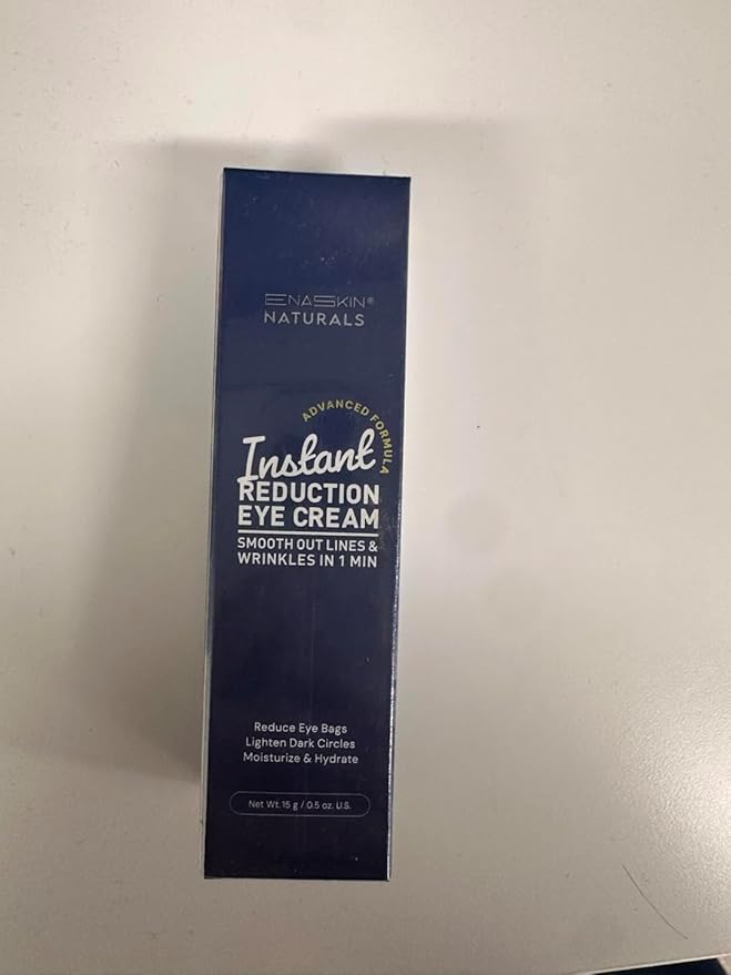 Enaskin Naturals Instant Eye & Face Lift Cream - Rapid Tightener and Wrinkle Filler for Deep Wrinkles - Under-Eye Bags & Puffiness Remover - Temporary Face Firming for Women & Men in 60s - 2.0 oz