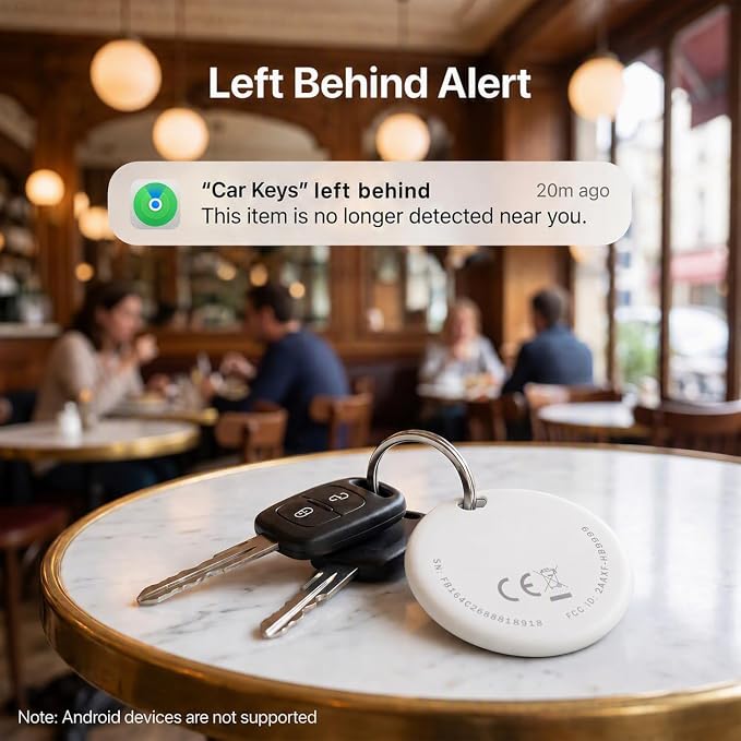 Air Tracker Tag 1 Pack, Item Finder for Apple Find My (iOS Only)