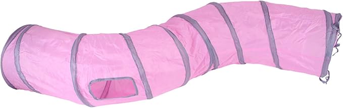 iCAGY Cat Tunnel Toys for Indoor Cats Kittens Rabbits, Pet Toy Play Tunnels