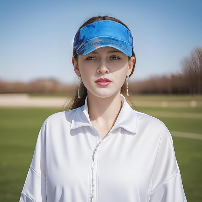 Marrywindix 1 Piece of Sport Wear Athletic Visor Sun Sports Visor Hat Visor Adjustable Cap for Women and Men