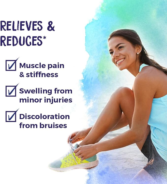 Boiron Arnica Montana 30C Homeopathic Medicine for Relief from Muscle Pain, Muscle Stiffness, Swelling from Injury, and Discoloration from Bruises - 3 Count (240 Pellets)