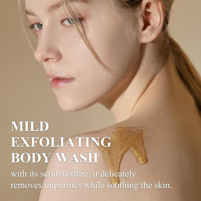 TEABLESS Perfumed Body Wash, Hydrating Body Cleanser for Sensitive Skin | Gentle, Moisturizing, Non-Sticky, Korean Skin Care (Floral Musk, Body Duo)