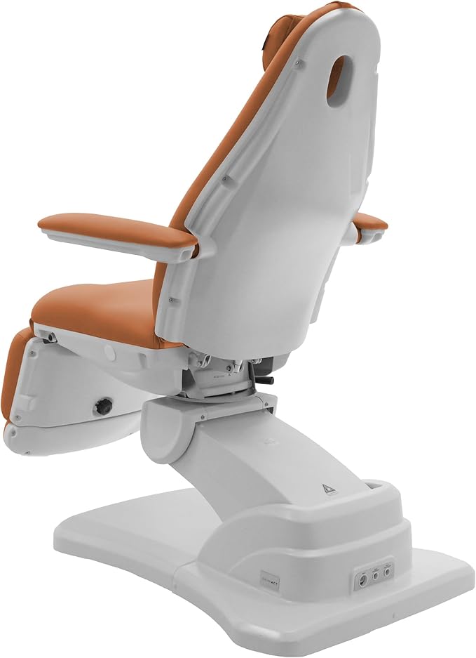 SKINACT Bents Electric Medical Spa Treatment Table Facial Massage Bed Camel Orange