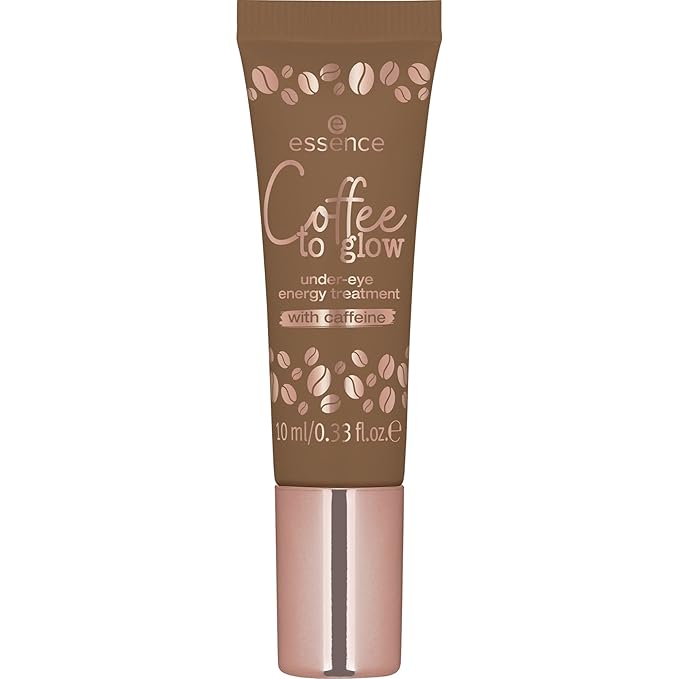 essence | Coffee to Glow Under-Eye Energy Treatment | Made with Caffeine & Vitamin E | Reduces Puffiness, Fine Lines & Wrinkles | Vegan & Cruelty Free | Free from Parabens, Oil-Perfume& Alcohol