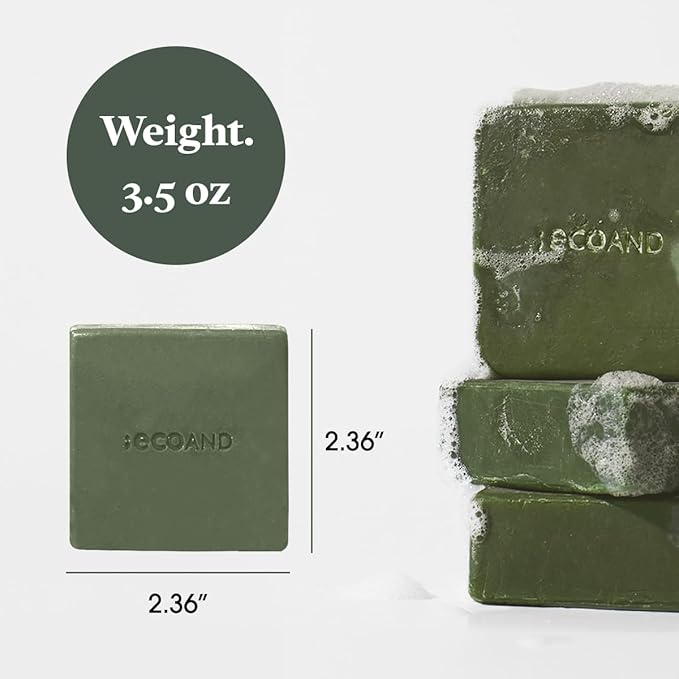 Korean Shampoo Bar, Vegan & Organic, 3.5 oz, Rice Water & Spirulina for Hair Growth, Scalp Nourishing Deep Clean, Sulfate & Paraben Free, Zero Waste K-Beauty for Dry Damaged Colored Hair