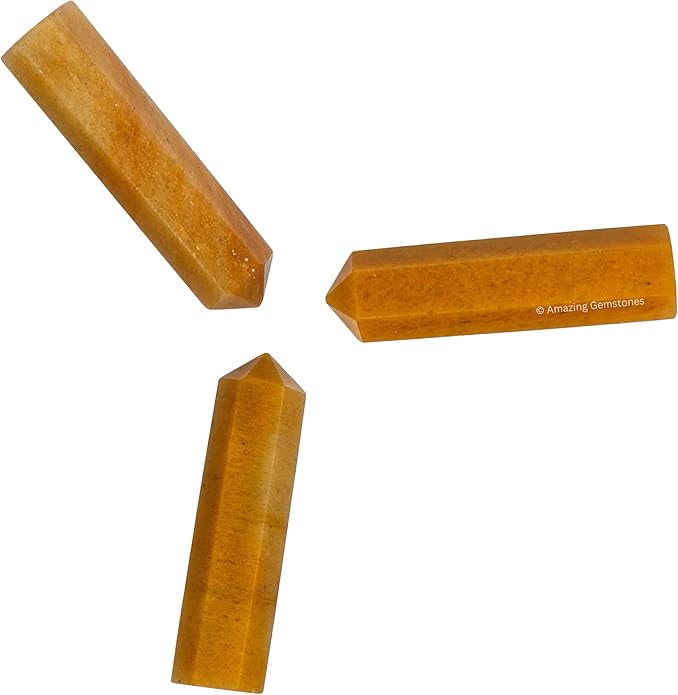 Amazing Gemstone Crystal Points Bulk Healing Crystals & Stones - Premium Single Terminated Healing Wand Point Bulk Crystals for Crafts, Crystal Grid, DIY Work