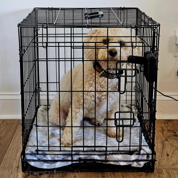 Release the Hound! Smart Dog Crate Opener for Dogs - Let Your Dog Out Automatically with Alexa, Google Home & App Control | Remote Pet Crate Door Release (Smart Plug Not Included)