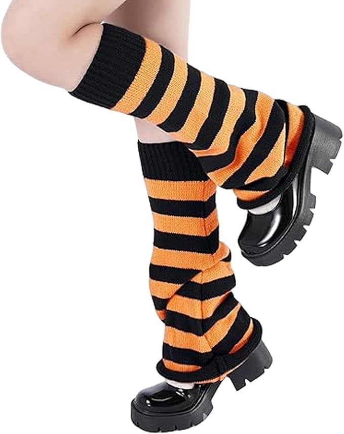 Sexybody Women's Leg Warmers Fashion Knit Warmers Long Socks Cute Y2K Kawaii Japanese Lolita Harajuku Accessories for Girls