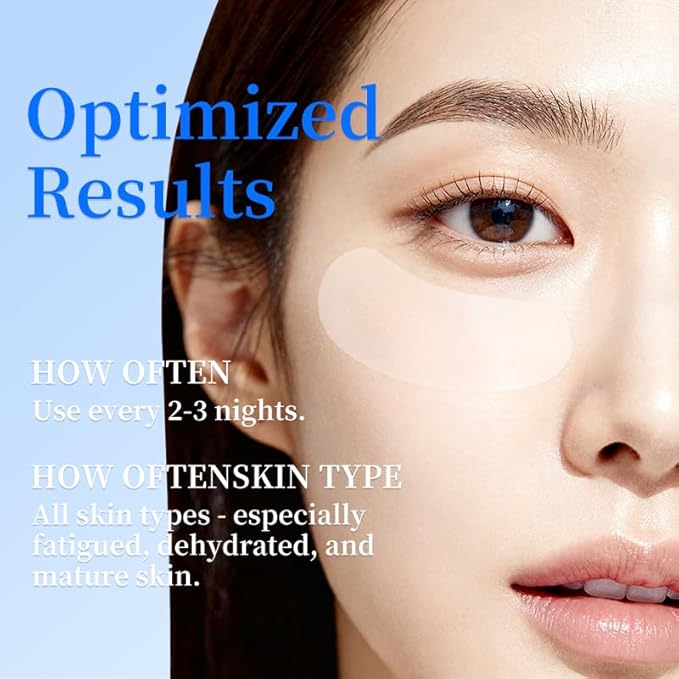8 pairs PDRN Micro Eye Patches, Under Eye Patches for Puffy eyes, Dark Circles & Wrinkle | Hyaluronic Acid, Kojic Acid, Collagen, Peptides, Vitamin C, Niacinamide - Korean Popular Eye Care