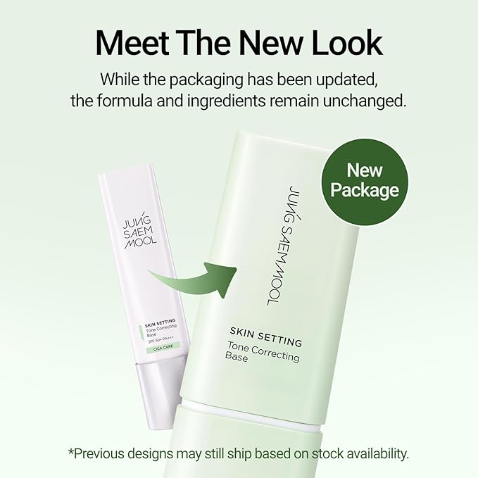JUNG SAEM MOOL OFFICIAL] Skin Setting Tone Correcting Base | Color Correcting Primer | For Redness Control | Makeup Artist Brand
