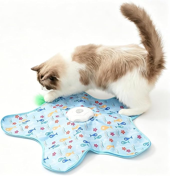 Automatic Cat Toy for Indoor Cats, Hide & Seek Hunting Game