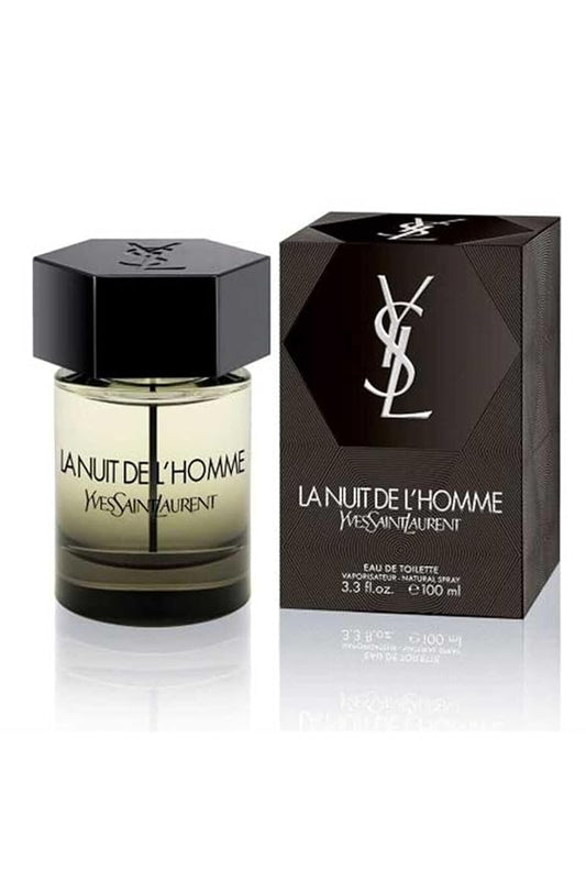 Yves Saint Laurent La Nuit De L'Homme Eau de Toilette Spray, 3.3 Fl Oz