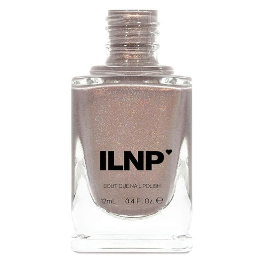 ILNP Long Walks - Shimmery Taupe Holographic Nail Polish