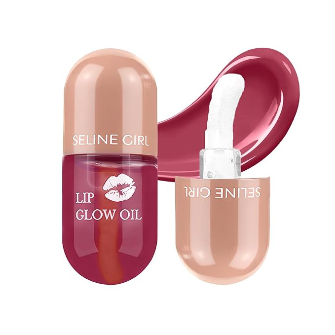 Lip Gloss, Lip Stain Makeup Smooth and Creamy Texture, Lip Tint for Women Girls, Long Lasting Lipstick, Lip Stain Makeup Moisturizing Non-Sticky #pink