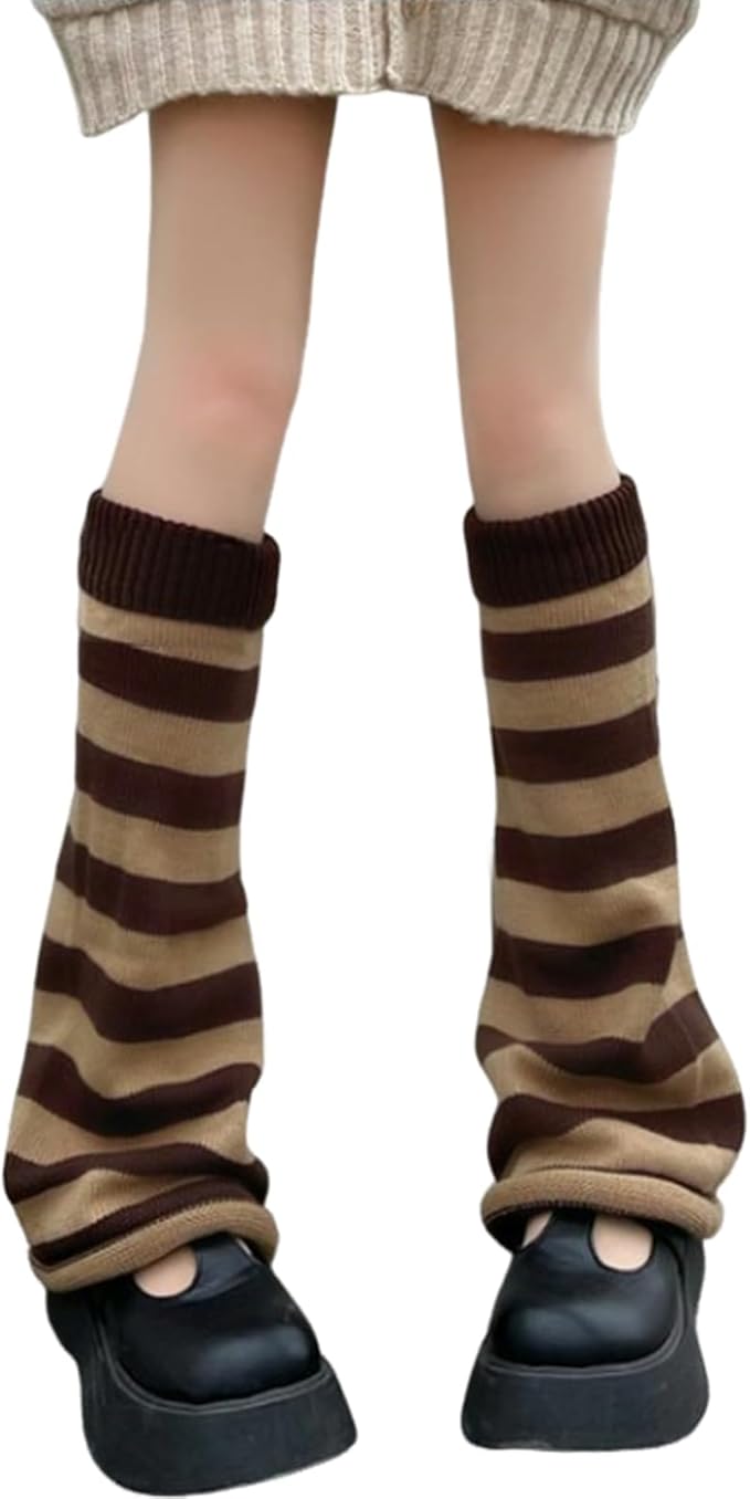 Sexybody Women's Leg Warmers Fashion Knit Warmers Long Socks Cute Y2K Kawaii Japanese Lolita Harajuku Accessories for Girls