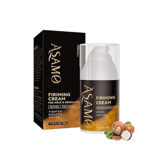 ASAMO Firming Neck Cream for Crepey Skin Body Care Comfort,Moisturizing, Tightening Lotions Cosmetic Skin Care Skin & Repair for Women（Noir Gold）
