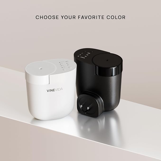 VINEVIDA Prime Plug-in Aroma Diffuser for Home & Office | Waterless Diffuser - Cold Air Diffuser for Essential Oils (2 Hotel Scents Included)