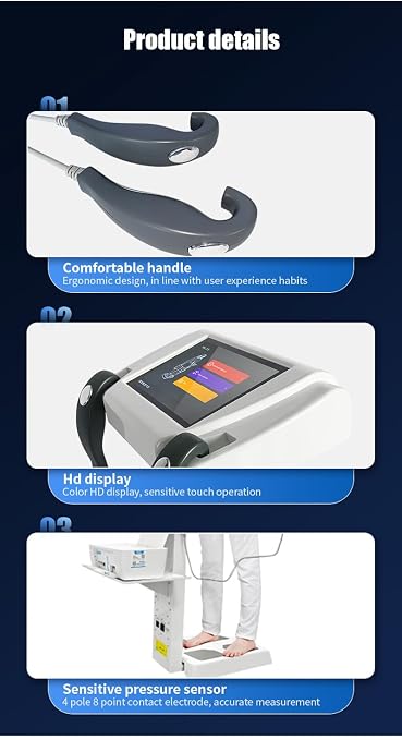 Body Fat Analyzer with Printer, Body Composition Analyzer, Body Fat Scale/Weight Scale for Accuracy 25 Key Metrics, Body Scanner Analyzer Body Fat with BMI for Gym, Fitness Studio and Home Use