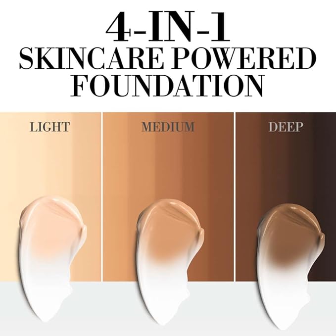 LUMINESS Liquid Mirage 3PC Kit - Color Changing Foundation with SPF 50 Primer & Makeup Brush, Hydrating & Lightweight Face Makeup, 4 in 1 Liquid Foundation, Concealer & Moisturizer (02 Medium)