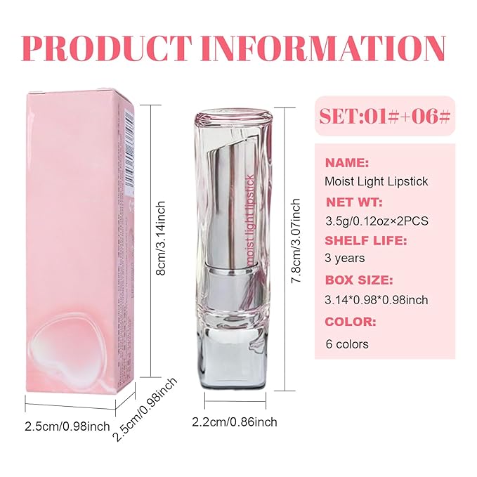 2Pcs Brown Honey Tinted Lip Stain Lip Balm Lip Gloss Lipstick, Sheer Hydrating Lip Stains Tint, Moisturizing Lip Color for All Skin Tones, Nourishing Lip Balm with a Hint of Natural Black Cherry Tint