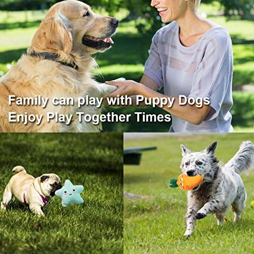 Squeaky Dog Toys for Small Medium Dogs, 9 Pack Stuffed Puppy Teething Toys