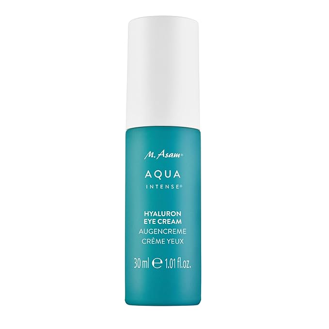 M. Asam Aqua Intense Hyaluron Eye Cream (1,01 fl oz) – Hydrating Under Eye Cream with Hyaluronic Acid, Helps Reduce Dark Circles, Fine Lines & Puffiness