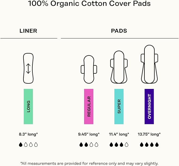 Honey Pot - Calming Herbal Regular Sanitary Pads for Women - 100% Organic Cotton Top Sheet - Feminine Care - Non Cooling - Calming Herbs of Lavender, Ashwagandha, & Lemon Balm - 20ct