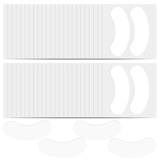 Eye Pads Lash Extensions, 100 Pieces Under Eye Pads for Lash Extensions Sticky Lash Lift Pads Eyelash Perm Pads Non-Lint Foam Eye Pads for Eyelash Extensions Perming Tinting Lifting