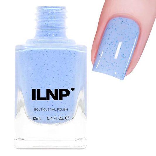 ILNP Bluebird - Perano Blue Speckled Nail Polish