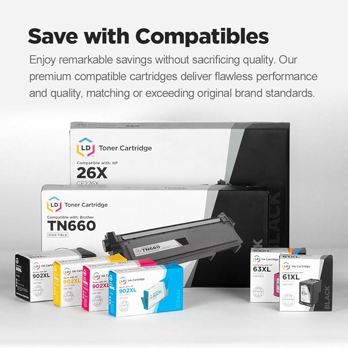 LD Products Ink Cartridge Replacement Compatible with HP 972X F6T84AN High Yield (Black) for use with Printers PageWide Pro MFP 477dw, 577dw, 452dn, 477dn, and 477dw
