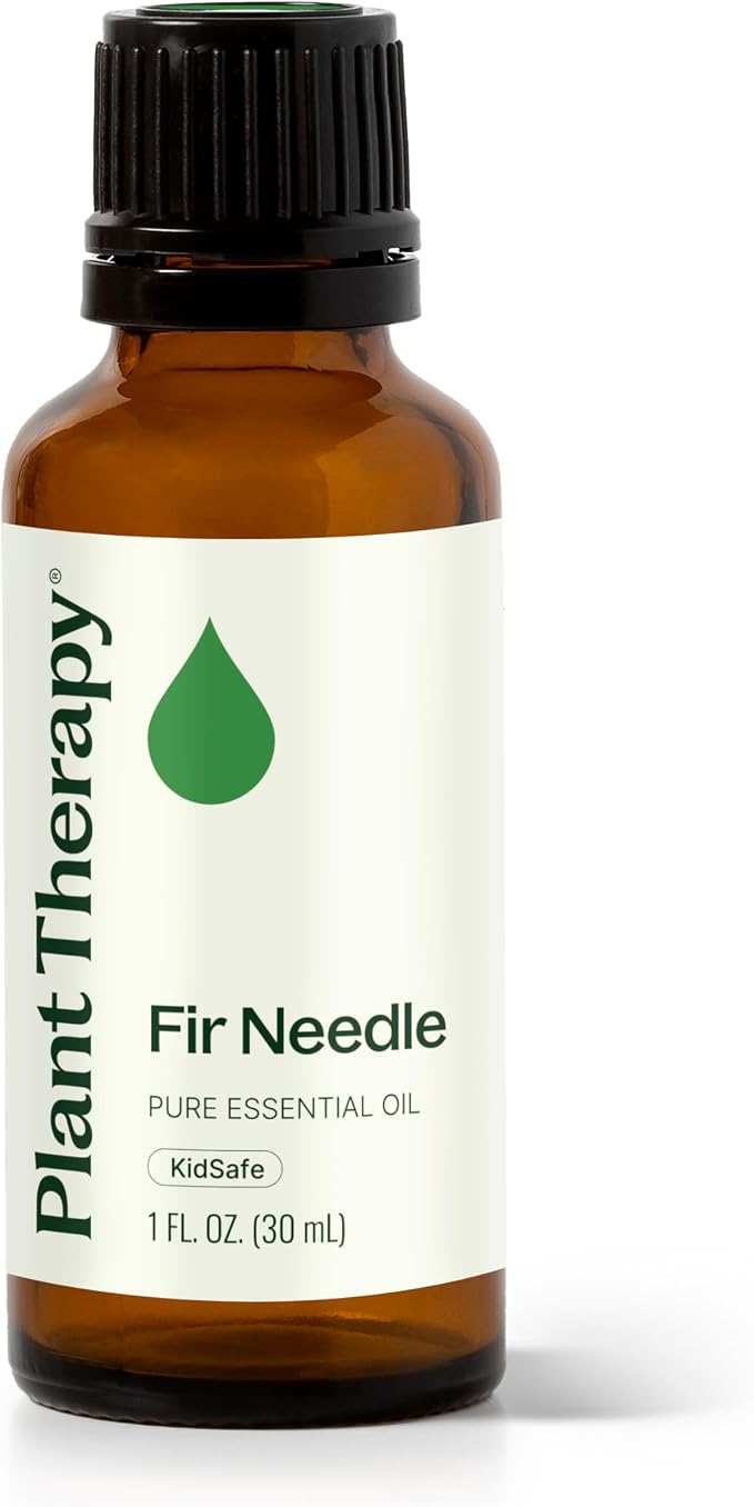 Plant Therapy Fir Needle Essential Oil 30 mL (1 oz) 100% Pure, Undiluted, Fresh Scent, Respiratory Support, DIY Cleaners
