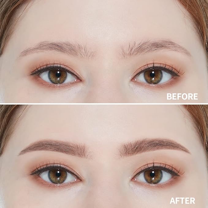 ETUDE Drawing Eye Brow, Eyebrow Pencil, Microblading, Long Lasting, Soft Textured Natural Daily Look, Korean Makeup, Beauty, Ash Brown (0.008 Ounce)