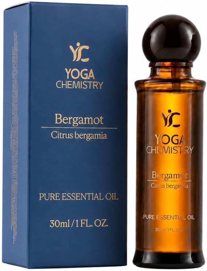 Bergamot Essential Oil 30 ml / 1 fl oz Pure, GCMS Tested Zesty Floral Aromatherapy Oil for Ease and Restoration for Diffuser, Skin and Home