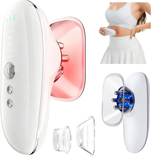 DiDEER 5-in-1 Body Sculpting Machine - Best Cellulite Removal Machine – Lymphatic Drainage Massager, Anti Cellulite Massage Tool & Skin Tightening for Face, Belly, Arms, Legs, Waist, Love Handles