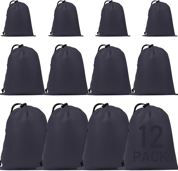 iMucci Upgrade Drawstring Bag Sack Nylon Bag Ditty Bag for Gym Traveling, Hiking, Yoga, Shopping