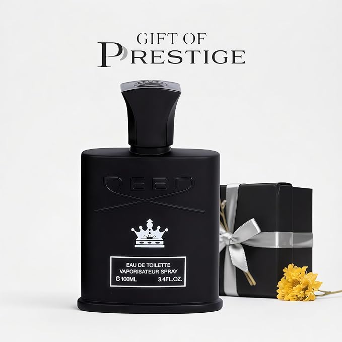 A CENTER King-D Men's Cologne Gift Set - 3.4 Fl Oz Each | Amber Floral & Vanilla Leather Fragrance | Eau de Toilette Duo for Daily & Special Occasions