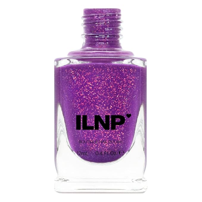 ILNP Paisley - Dark Magenta Holographic Shimmer Nail Polish