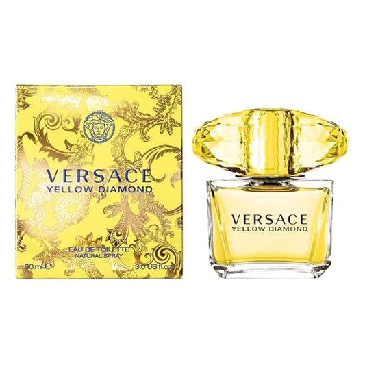 Versace Women Yellow Diamond 3.0 Oz Edt Spray(pack Of 1)